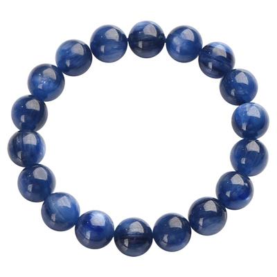 蓝色水晶猫眼石单圈手链情侣款式