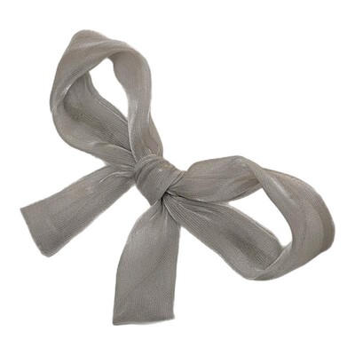 FUNCOCO｜波光粼粼~人鱼姬欧根纱蝴蝶结侧边刘海发夹网红同款头饰