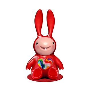 K11Koorabbee酷迷兔坐姿手绘兔子玩偶潮流艺术摆件手办节日礼物