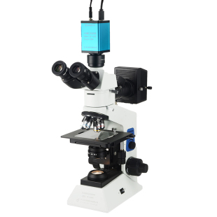 GAOPIN高倍三目金相显微镜2000倍4K超清相机电子目镜工业切片实验IC芯片镶嵌硅晶圆测量检测高清GP-L200-324K