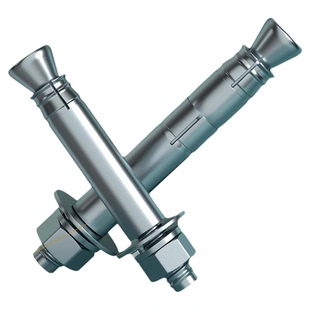 机械膨胀高强度镀锌膨胀螺丝加长后切式机械锚栓M8/10/12/16/20