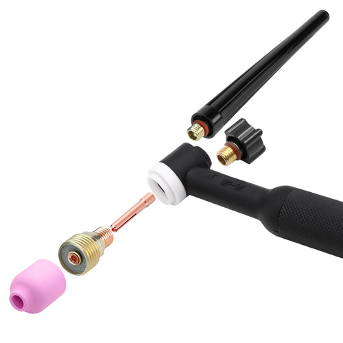 WP-9/9F/20氩弧焊枪配件大全氩弧焊瓷嘴带网连接体钨针夹管导流体