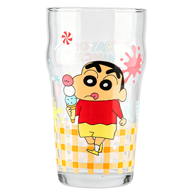 川岛屋蜡笔小新玻璃杯大容量水杯
