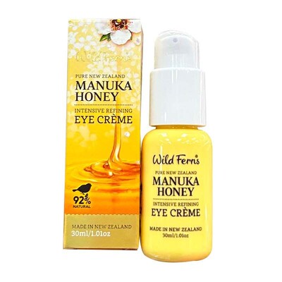新西兰直邮Parrs帕氏麦卢卡蜂蜜眼霜30ml WildFerns抗皱滋润保湿