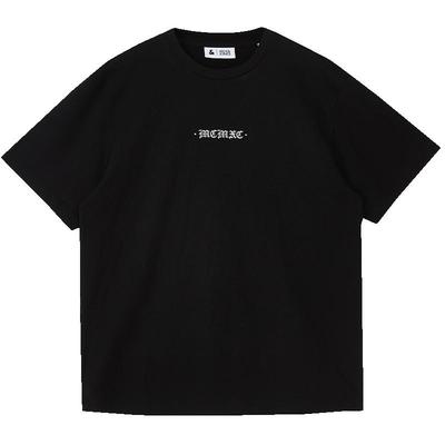 杰克琼斯复古哥特男士短袖发泡印情侣T恤