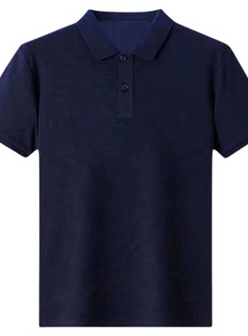 纯色短袖T恤男士夏季翻领POLO衫