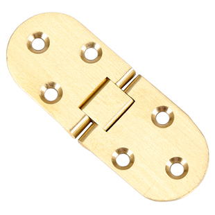 沪闵黄铜合页翻板合页对折180度折叠合页桌类配件暗藏隐形铰链