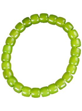 和田玉苹果珠玉石小手链