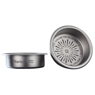 Hero蜂网纯钛粉碗意式咖啡机手柄配件过滤萃取粉碗