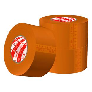 MEEIAOREY/妙力米黄色封箱胶带不透明大卷快递打包封箱带高粘度不易断大号宽黄胶纸整箱批发厂家直销加粘封口