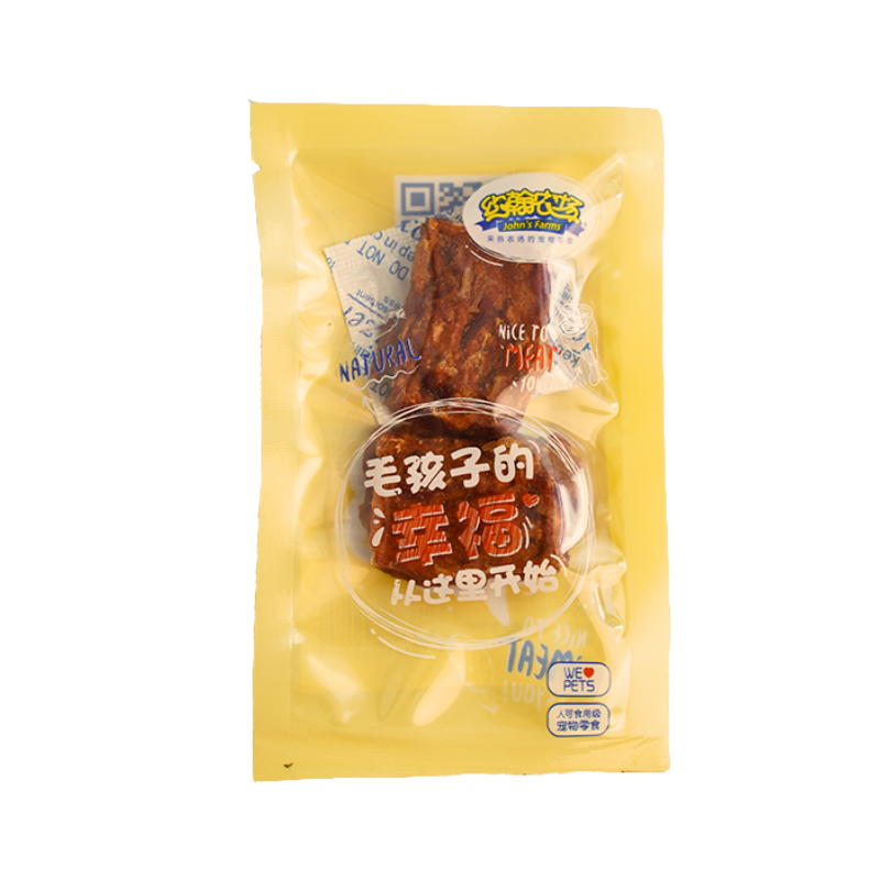 【天猫U先】约翰农场小黄包随行狗风干零食/肉干/肉