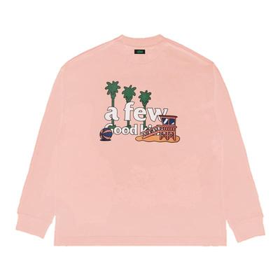 AFGK环游地球美式街头长袖T恤