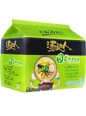 统一日式酸辣豚骨海鲜方便面泡面