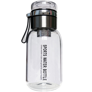 便携玻璃水杯大容量1200ml茶杯男士茶水分离泡茶杯子焖茶瓶耐高温