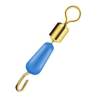 快速子线夹硅胶防缠绕开口8八字环连接器强拉力别针钓鱼渔具配件