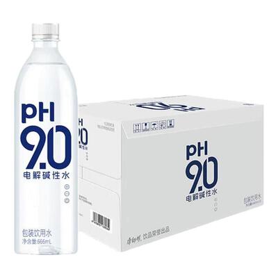 康师傅PH9.0电解碱性水非天然苏打水666ml*15瓶整箱装包装随机发