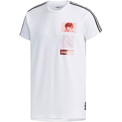 Adidas/阿迪达斯正品男士常规休闲圆领套头短袖T恤 FR7981