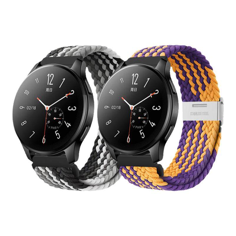 适用vivowatchgt2表带watch5新款磁吸扣编织watch3辰夜黑2尼龙腕带运动智能iQoo手表vivo手链男女星辉皓月