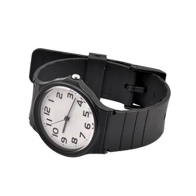 沐时卡西欧树脂手表带黑色