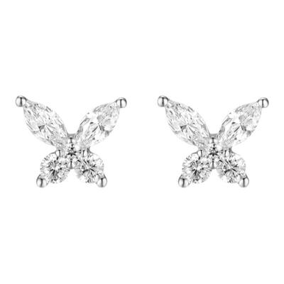 纯银耳钉apmMONACO女