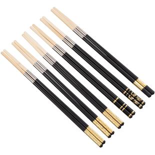 一次性可更换筷头筷子家用高档酒店商用火锅加长筷子定制刻字拼接