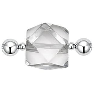 无用之用「悠然意趣」天然白水晶14面双边符号件