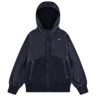 耐克大童时尚加绒夹克冬季男女童保暖反光梭织外套NIKE HF4208