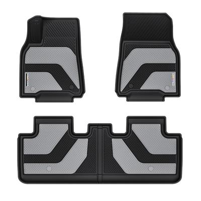 特斯拉焕新Y全TPE双色注塑脚垫