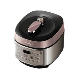 美的0涂层IH电压力锅家用5L多功能不锈钢胆电高压锅正品