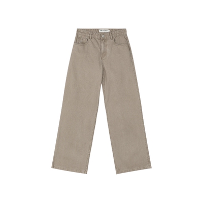 复古做旧直筒微喇阔腿休闲长裤女