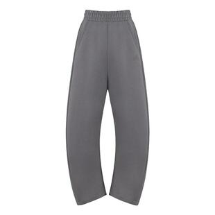 阿迪达斯女子2024冬季新款宽松百搭运动休闲坠感简约香蕉裤JZ4055