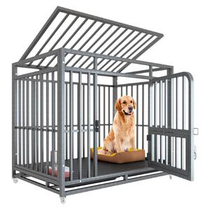 中大型犬全方管加粗宠物笼带厕所