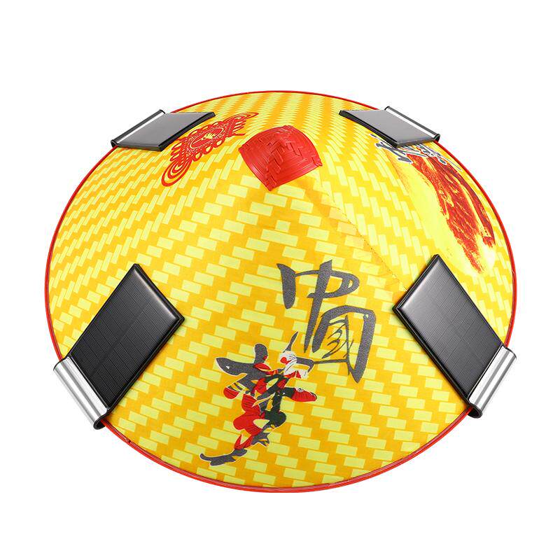 太阳能斗笠帽户外务农用干活遮阳防晒风扇帽夏季可充电降温渔夫帽