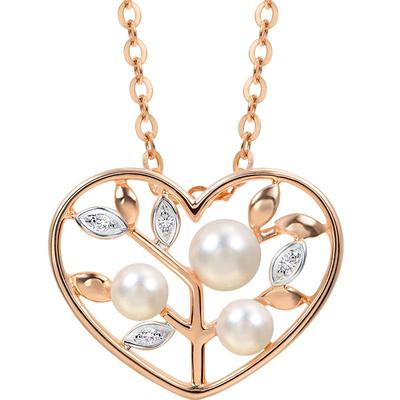 双11预售周生生18k金珍珠