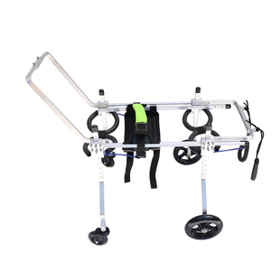 狗轮椅宠物后肢残疾瘫痪康复轮椅狗康复车动物辅助支架四轮代步车