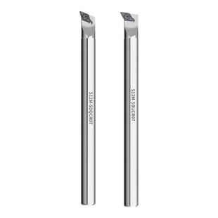 数控镗内孔防震白色车刀杆S12M-SDUCR/SDQCR07/11尖车刀加硬抗震