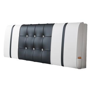 床头软包靠背双人大靠垫榻榻米改造简约现代皮革靠枕神器床头套罩