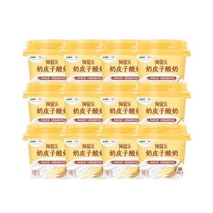 蒙牛阿慕乐奶皮子风味酸奶传统工艺低温厚奶皮子下午茶早餐