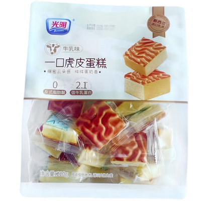 光明一口虎皮蛋糕220g