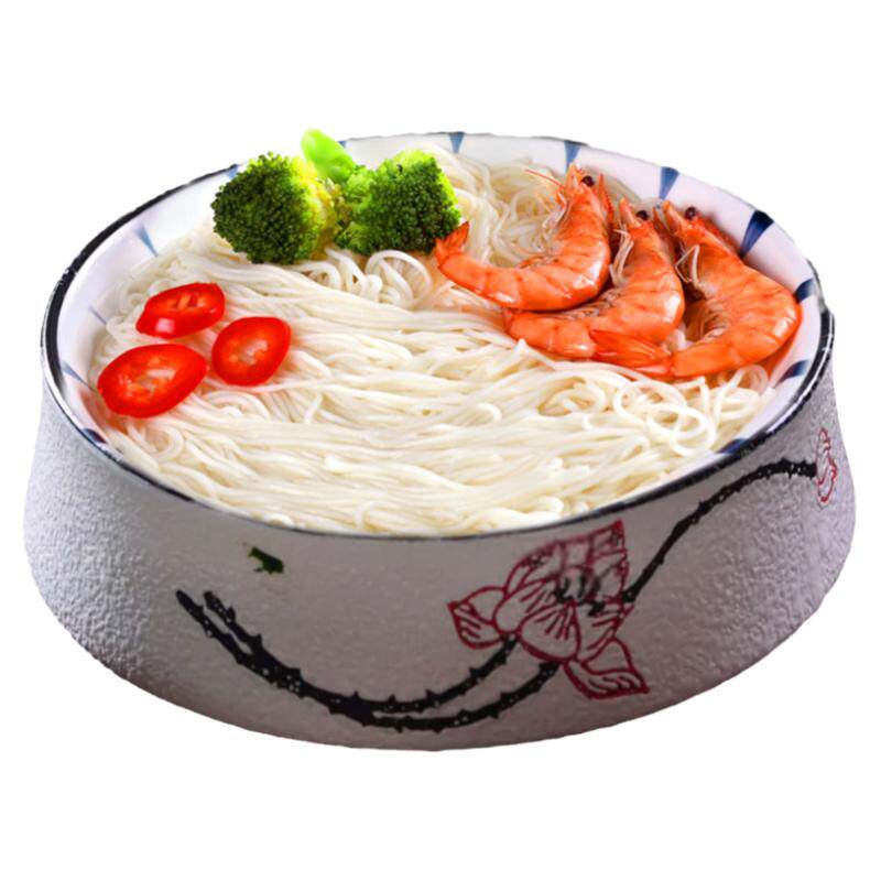 罗锦记淮山面独立包装非油炸大碗面火锅面方便面饼挂面条汤面