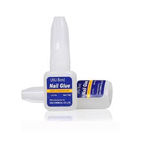 美甲胶水免烤粘性好甲片胶水粘贴镶钻饰金属带刷头不刺激