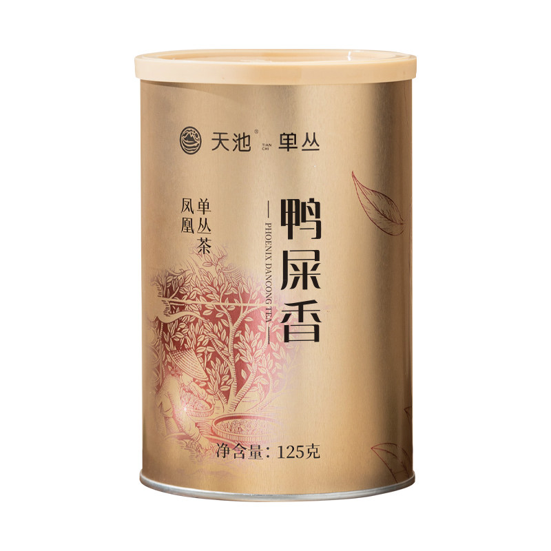 天池茶业 凤凰单枞茶潮汕凤凰单丛茶叶 金罐鸭屎香蜜兰香多香型