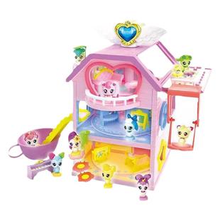 奇妙萌可魔法屋套装小屋爱心萌可城堡摆件女孩过家家礼物雅润玩具