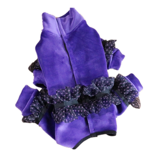 公母狗通用全包护肚子查利家宠物保暖秋冬款四脚连体泰迪狗狗衣服