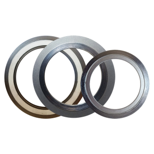 定制金属缠绕垫基本型金属石墨缠绕垫耐高压304L内外环金属缠绕垫