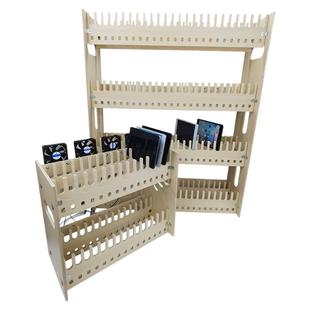 2024款新品平板多台收纳充电散热支架多机位充电平板整理桌面摆架