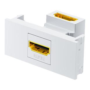 山泽hdmi面板 86型插座模块 暗装多媒体4K高清 SZ-HDMI01/02/03