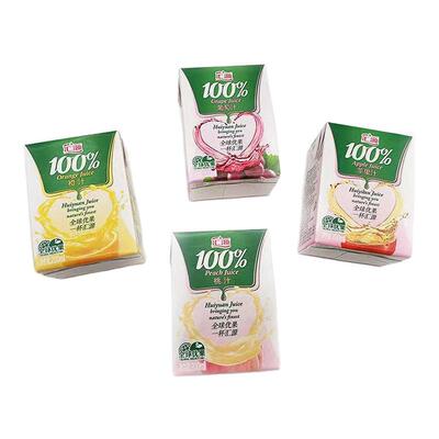 汇源橙汁桃汁苹果葡萄果汁200ml