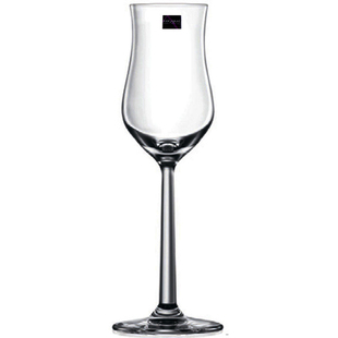 Lucaris进口水晶玻璃烈酒杯格拉帕郁金香甜酒杯高脚白酒杯一口杯