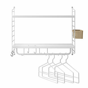 String system北欧瑞典墙上置物架多层陈列卧室客厅厨房书柜定制